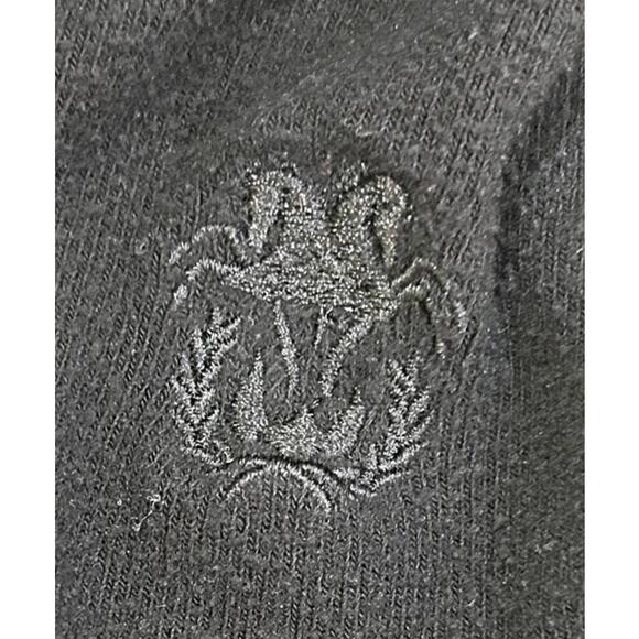 Wildfox Black Textured Long Sleeve Crew Neck Top - Picture 5 of 8